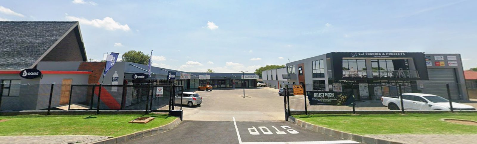 Completed mixed-use commercial development
