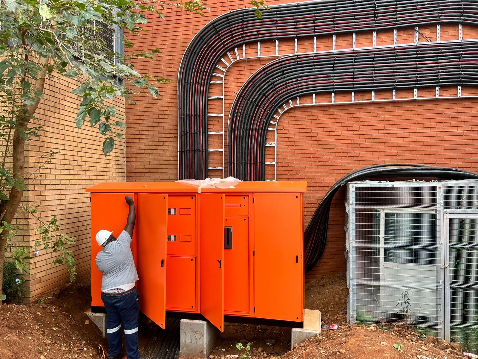 FJS Holding electrical mini-substation installation